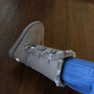 Grey UGG boots